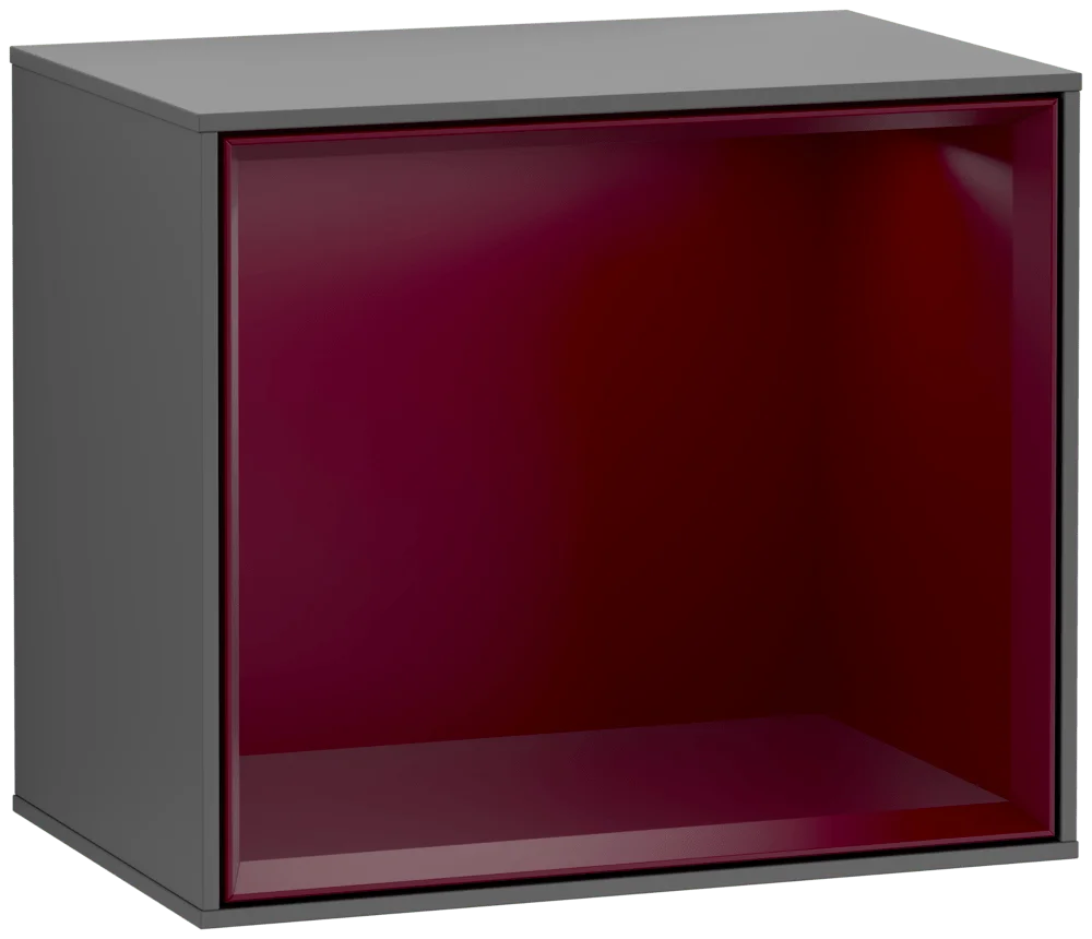 Villeroy & Boch Finion Regalmodul G580HB Anthracite Matt Lacquer mit Beleuchtung, 418x358x270 mm Villeroy & Boch Finion Regalmodul G580HB Anthracite Matt Lacquer mit Beleuchtung, 418x358x270 mm