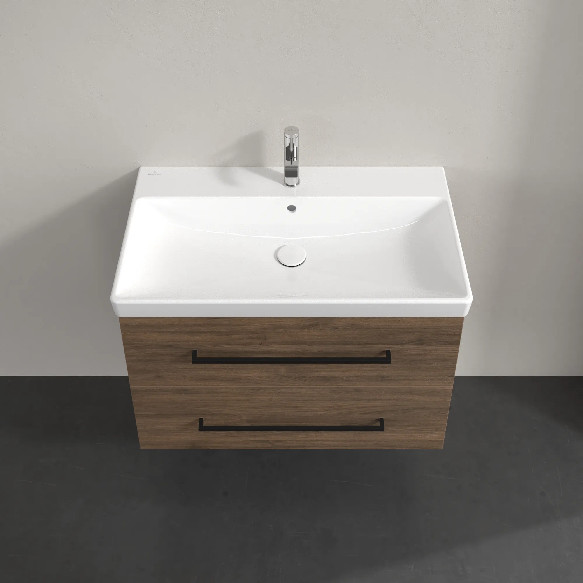 Villeroy & Boch Waschbeckenunterschrank Avento, Arizona Oak, 776x514x450 mm, Eckig, SoftClosing, 2 Auszüge