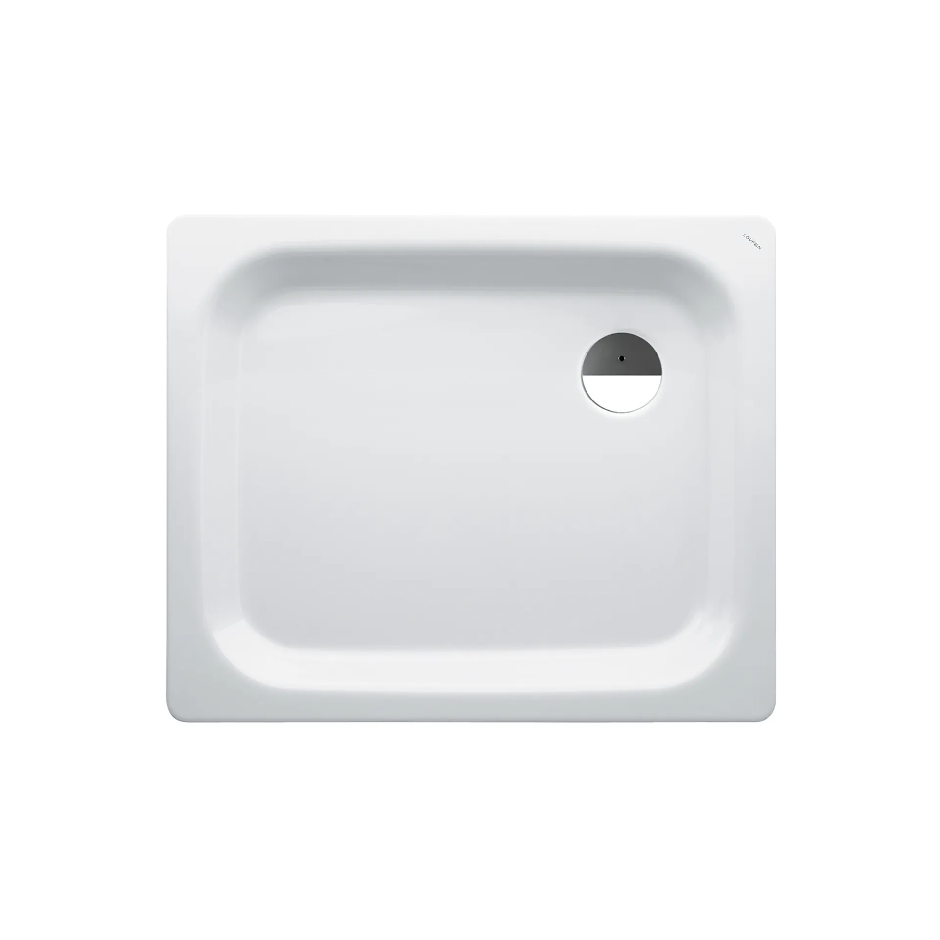 Laufen Duschwanne PLATINA 900x750x65 Stahl Ablauf seitlich mit Antislip inklusive Schallschutz weiß Laufen Duschwanne PLATINA 900x750x65 Stahl Ablauf seitlich mit Antislip inklusive Schallschutz weiß