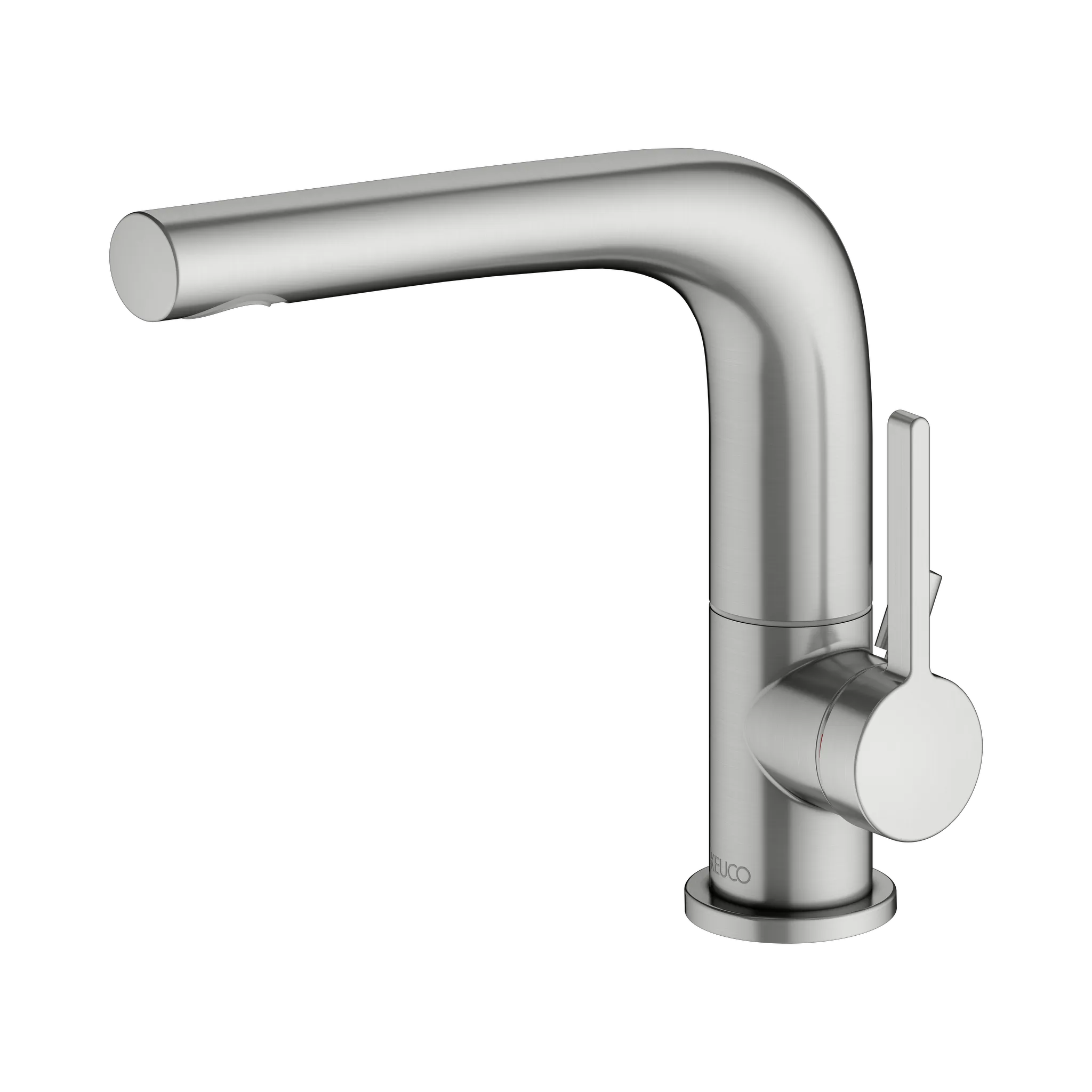 KEUCO EDITION 400 Einhebel-Waschtischmischer 150 schwenkbar Edelstahl-finish