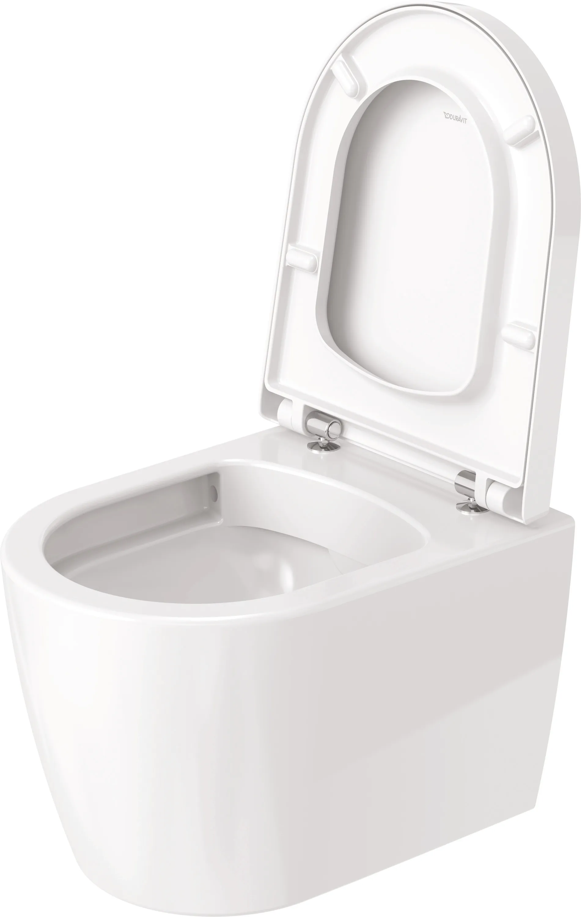 Duravit WC-Sitz Compact „ME by Starck“ 37,4 × 43,8 × 5,1 cm in Weiß Hochglanz
