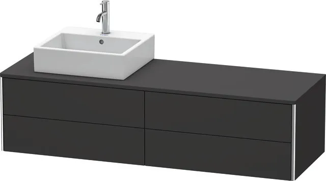 Duravit Waschtischunterschrank wandhängend „XSquare“ 160 × 40 × 54,8 cm Duravit Waschtischunterschrank wandhängend „XSquare“ 160 × 40 × 54,8 cm
