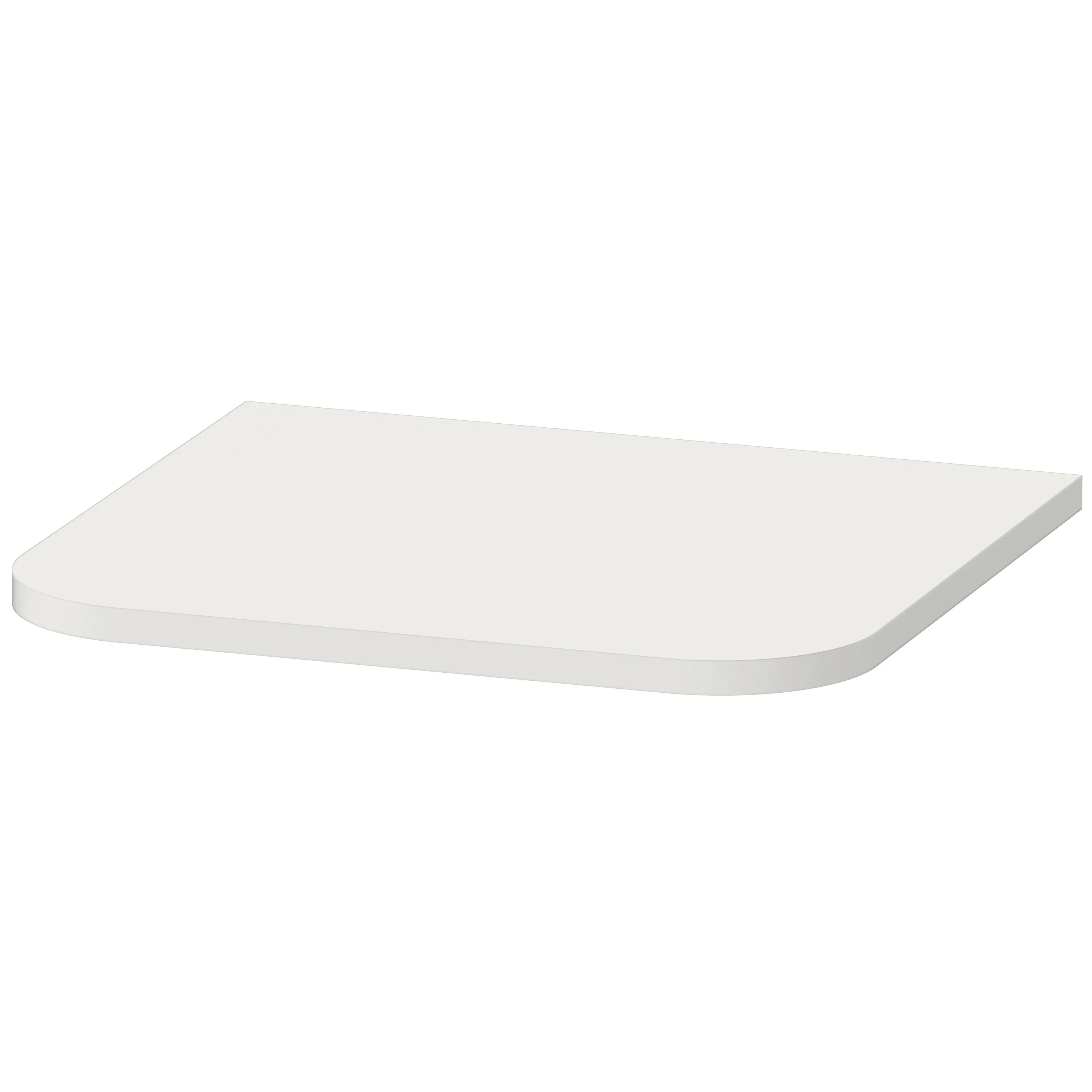 Duravit Abdeckplatte „Happy D.2 Plus“ 40,3 × 36,4 × 1,6 cm in Nordic Weiß Seidenmatt