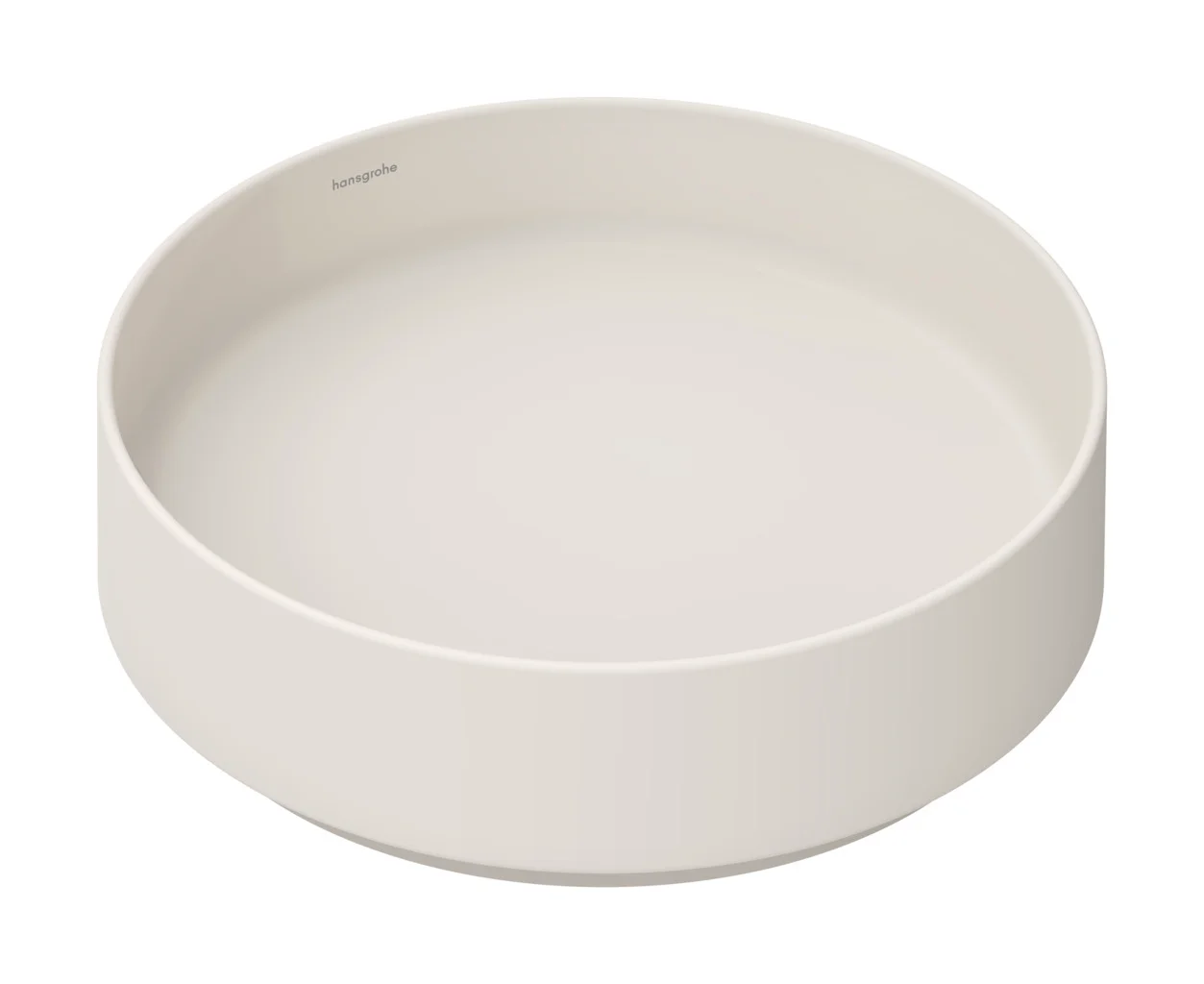 Hansgrohe Aufsatzwaschtisch Xuniva Evo S, Sandbeige Matt, 400x400x120 mm, Beckeninnenhöhe 65 mm Hansgrohe Aufsatzwaschtisch Xuniva Evo S, Sandbeige Matt, 400x400x120 mm, Beckeninnenhöhe 65 mm