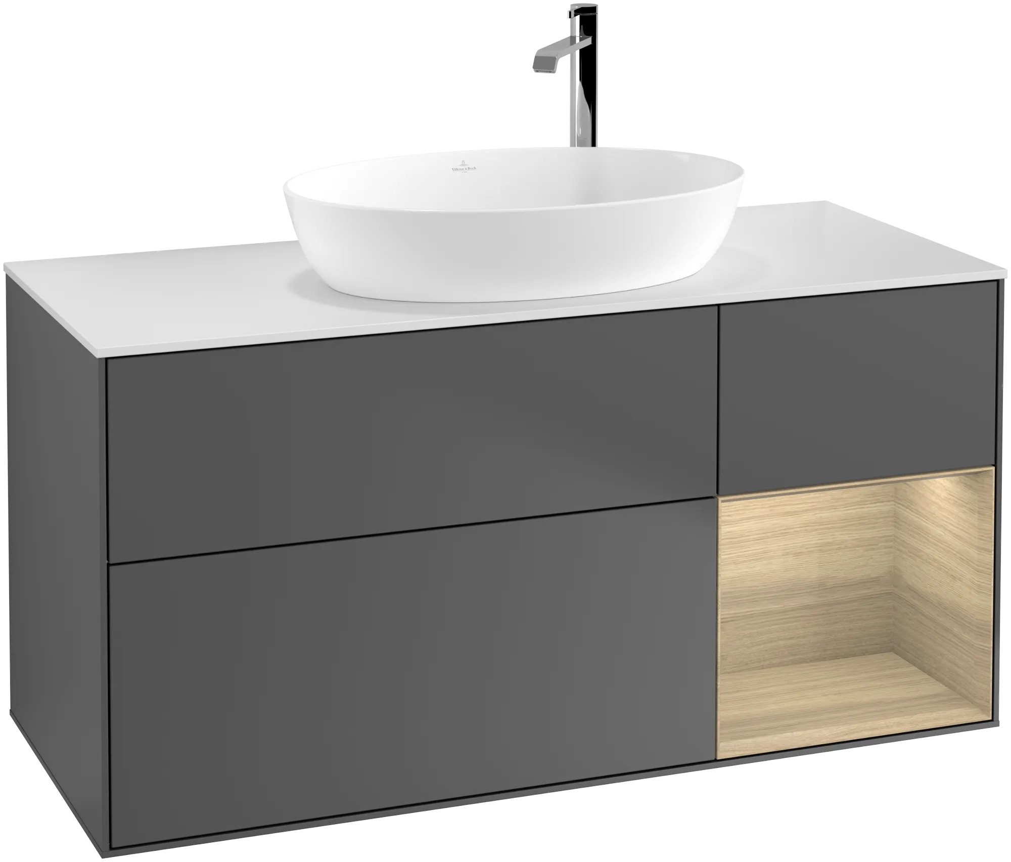 Villeroy & Boch Finion Waschbeckenunterschrank G95, anthrazit