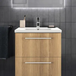 Ideal Standard Waschtischunterschrank „i.lifeB“ 60 × 63 × 50,5 cm Eiche Natur Ideal Standard Waschtischunterschrank „i.lifeB“ 60 × 63 × 50,5 cm Eiche Natur