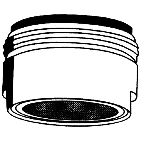 Laminar-Strahlregler 13955, Außengewinde, M 24 x 1, Durchflussklasse: X, chrom Laminar-Strahlregler 13955, Außengewinde, M 24 x 1, Durchflussklasse: X, chrom