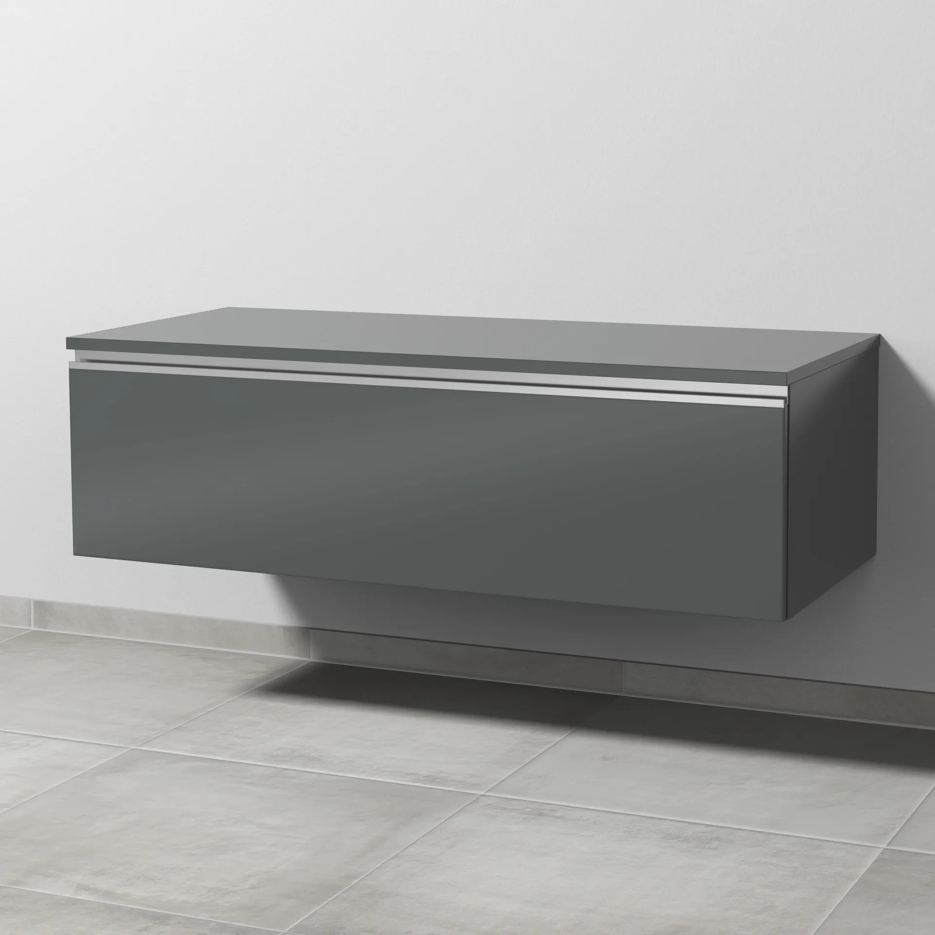 Sanipa Anbauschrank „2morrow“ 1200 × 340 × 520 mm in Anthrazit (glanz) Sanipa Anbauschrank „2morrow“ 1200 × 340 × 520 mm in Anthrazit (glanz)