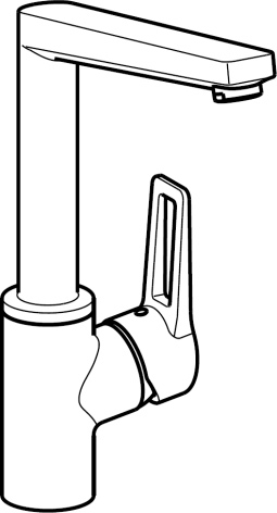 Hansa Einhand-Küchenarmatur „Twist“ Ausladung 193 mm in chrom Hansa Einhand-Küchenarmatur „Twist“ Ausladung 193 mm in chrom