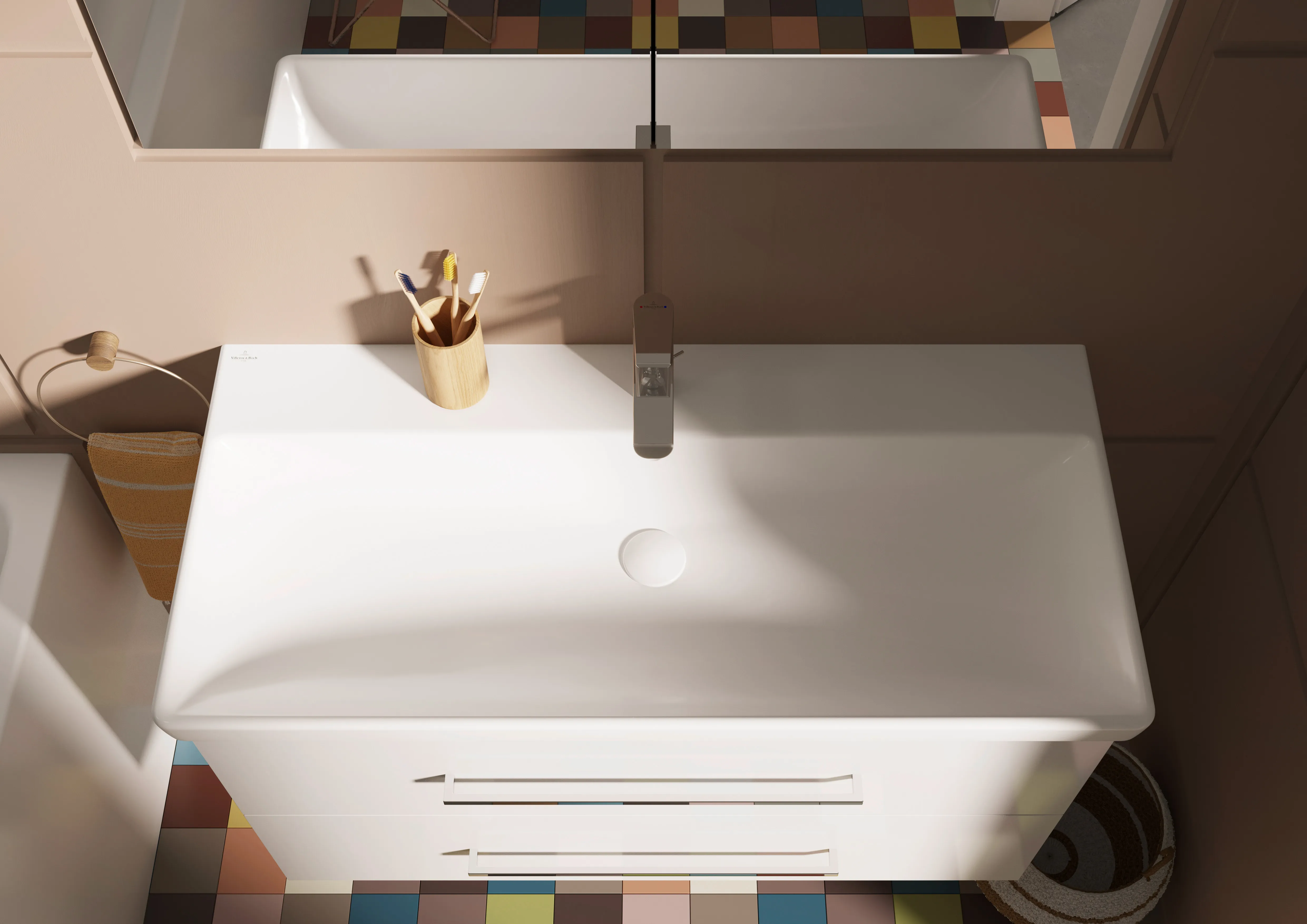 Villeroy & Boch Einbau-Spiegelschrank „My View-In“ 1001 × 747 × 107 mm in White Matt Villeroy & Boch Einbau-Spiegelschrank „My View-In“ 1001 × 747 × 107 mm in White Matt