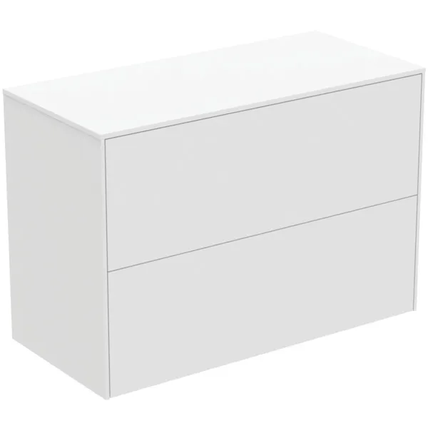 Ideal Standard Waschtischunterschrank Conca, 2 Auszüge, Weiß Ideal Standard Waschtischunterschrank Conca, 2 Auszüge, Weiß