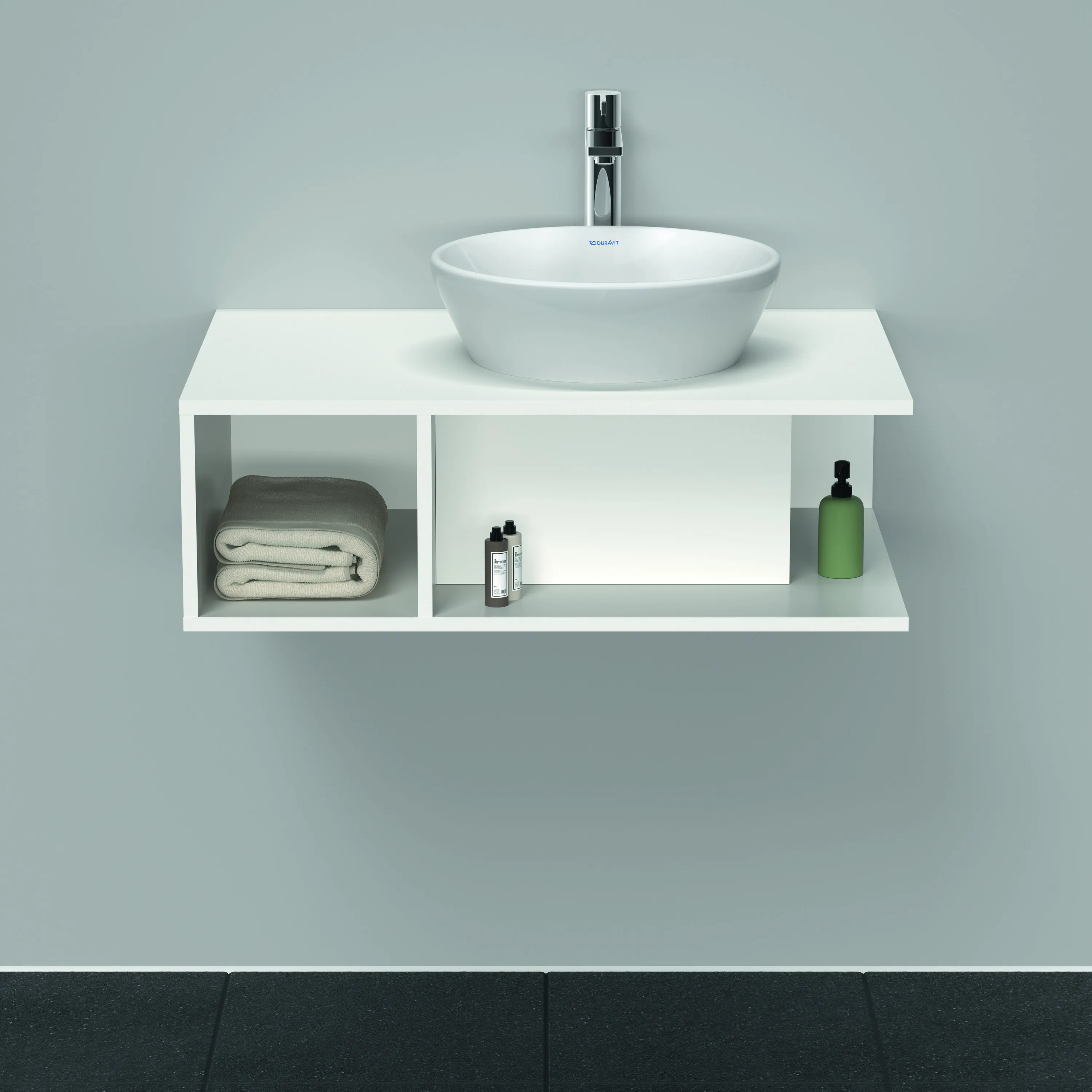Duravit Waschtischunterschrank wandhängend „D-Neo“ 80 × 26 × 55 cm Weiß Matt Duravit Waschtischunterschrank wandhängend „D-Neo“ 80 × 26 × 55 cm Weiß Matt