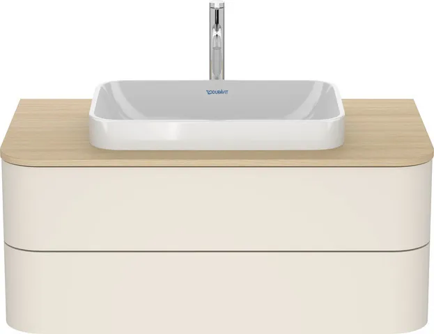 Duravit Waschtischunterschrank wandhängend „Happy D.2 Plus“ 100 × 40,8 × 55 cm Nordic Weiß Seidenmatt Duravit Waschtischunterschrank wandhängend „Happy D.2 Plus“ 100 × 40,8 × 55 cm Nordic Weiß Seidenmatt