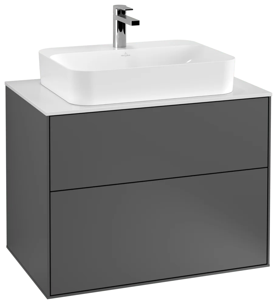 Villeroy & Boch Finion Waschbeckenunterschrank G34 800x603x501mm Anthracite Matt/Lacquer Villeroy & Boch Finion Waschbeckenunterschrank G34 800x603x501mm Anthracite Matt/Lacquer