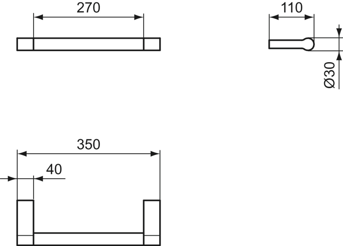 Ideal Standard Badewannengriff „Connect“