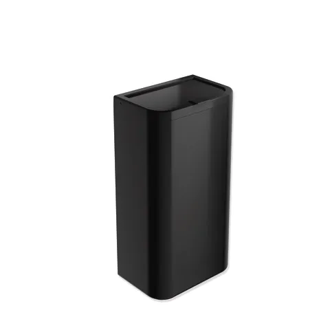 Papierabfallbehälter, Polyamid in Farbe 90, Fassungsvermögen ca. 25 l, mit Deckel, Breite 281 mm, Höhe 505 mm, Tiefe 181 mm, Wandmontage, in Farbe 90 (Tiefschwarz) Papierabfallbehälter, Polyamid in Farbe 90, Fassungsvermögen ca. 25 l, mit Deckel, Breite 281 mm, Höhe 505 mm, Tiefe 181 mm, Wandmontage, in Farbe 90 (Tiefschwarz)