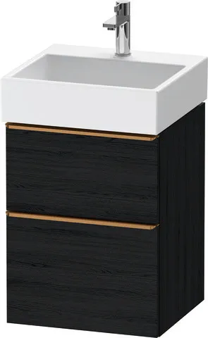 Duravit Waschtischunterschrank wandhängend „D-Neo“ 48,4 × 62,5 × 44,2 cm in Eiche Schwarz Duravit Waschtischunterschrank wandhängend „D-Neo“ 48,4 × 62,5 × 44,2 cm in Eiche Schwarz