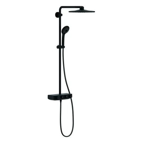 Duschsystem Euphoria SmartControl 310 Duo 22120, mit Thermostatbatterie, Duscharm 450 mm, phantom black Duschsystem Euphoria SmartControl 310 Duo 22120, mit Thermostatbatterie, Duscharm 450 mm, phantom black