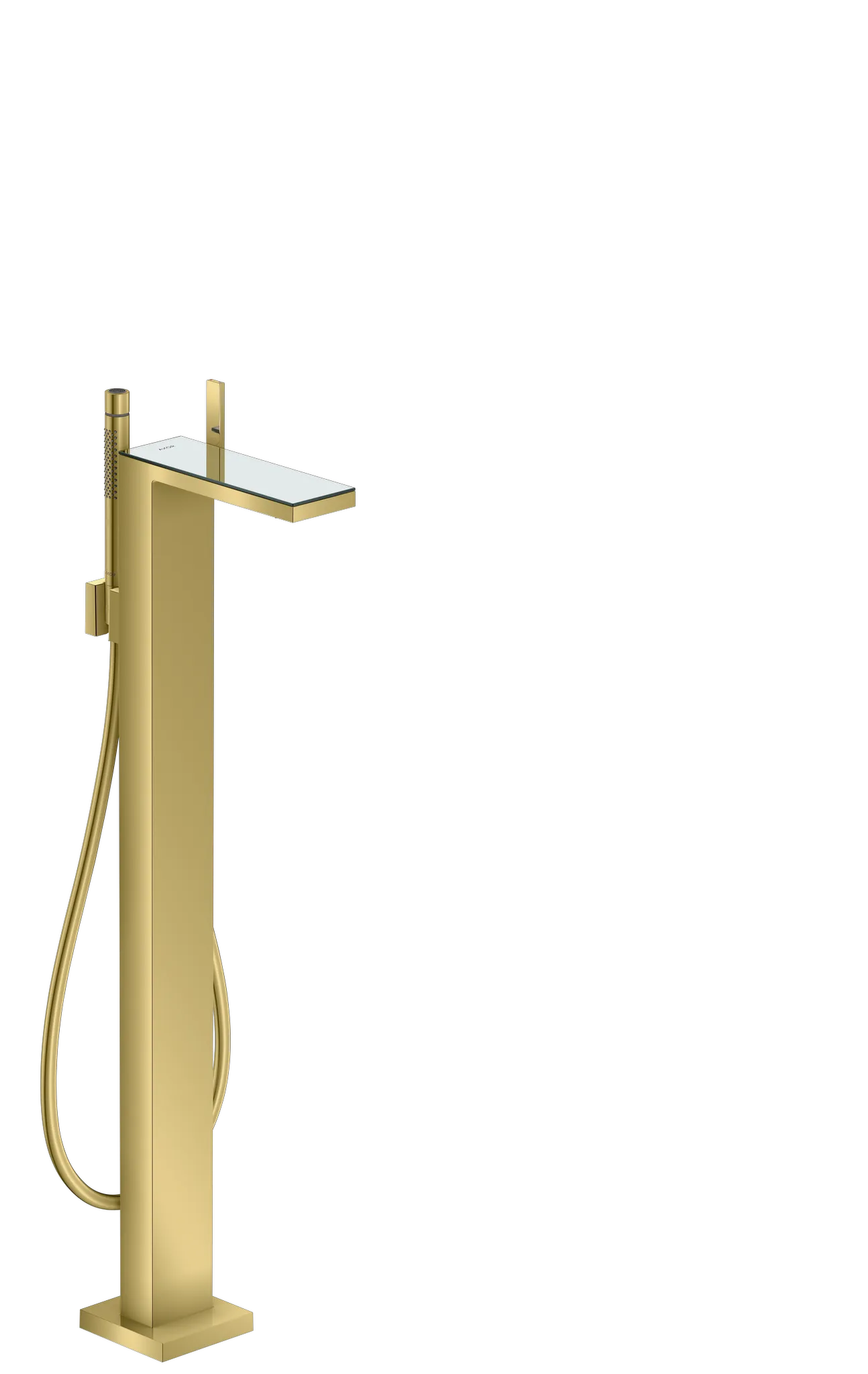 Hansgrohe AXOR MyEdition Mischer mit Platte 245 Glas, abnehmbar Hansgrohe AXOR MyEdition Mischer mit Platte 245 Glas, abnehmbar