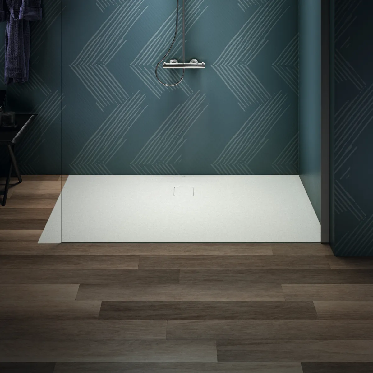 Ideal Standard Rechteck-Brausewanne Ultra Flat Evo Seidenweiß 1700x900x35 mm