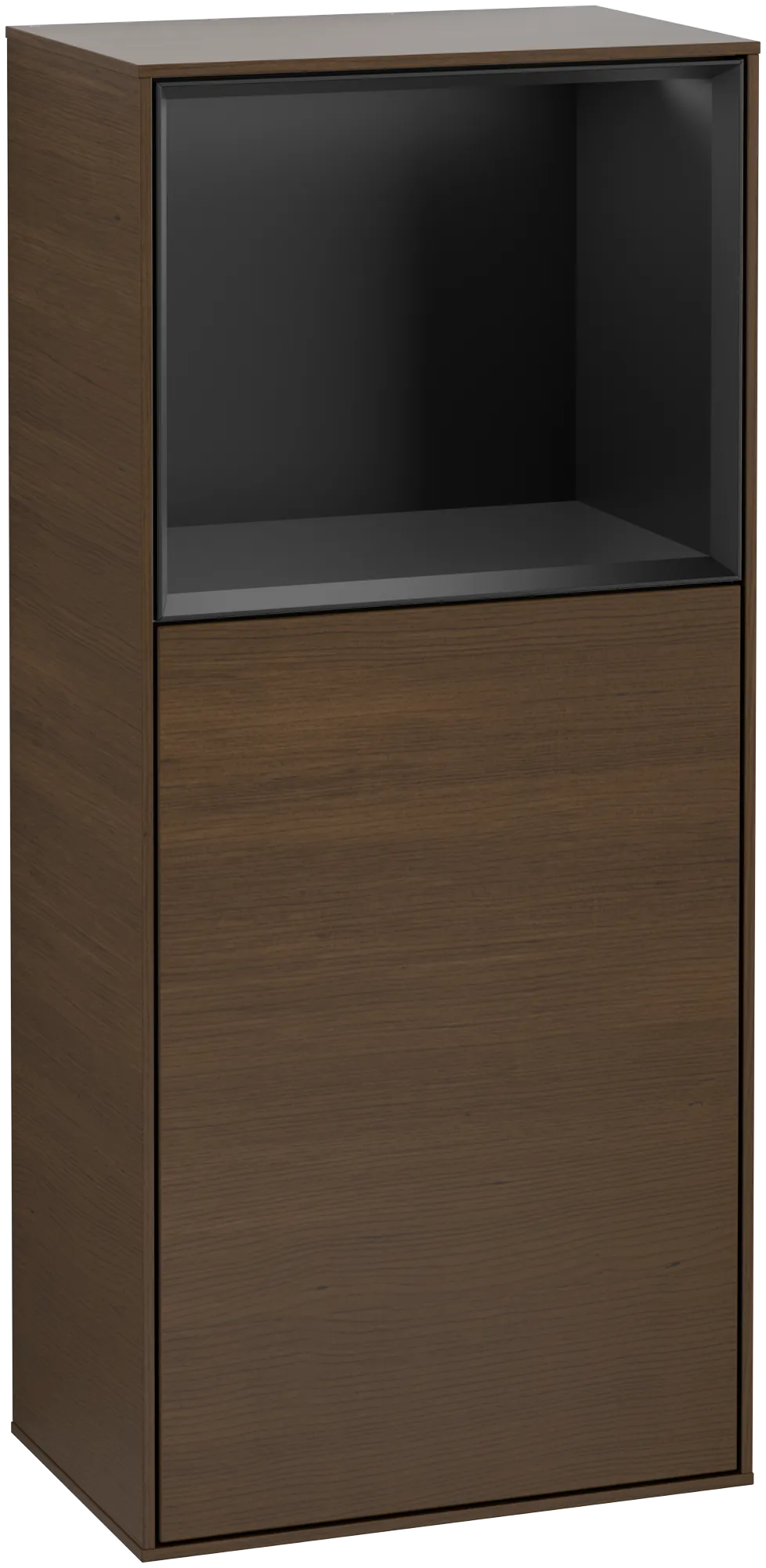 Villeroy & Boch Seitenschrank „Finion“ 41,8 × 93,6 cm 1 Tür, Anschlag rechts, mit Wand- und Regalelementbeleuchtung Anschlag rechts