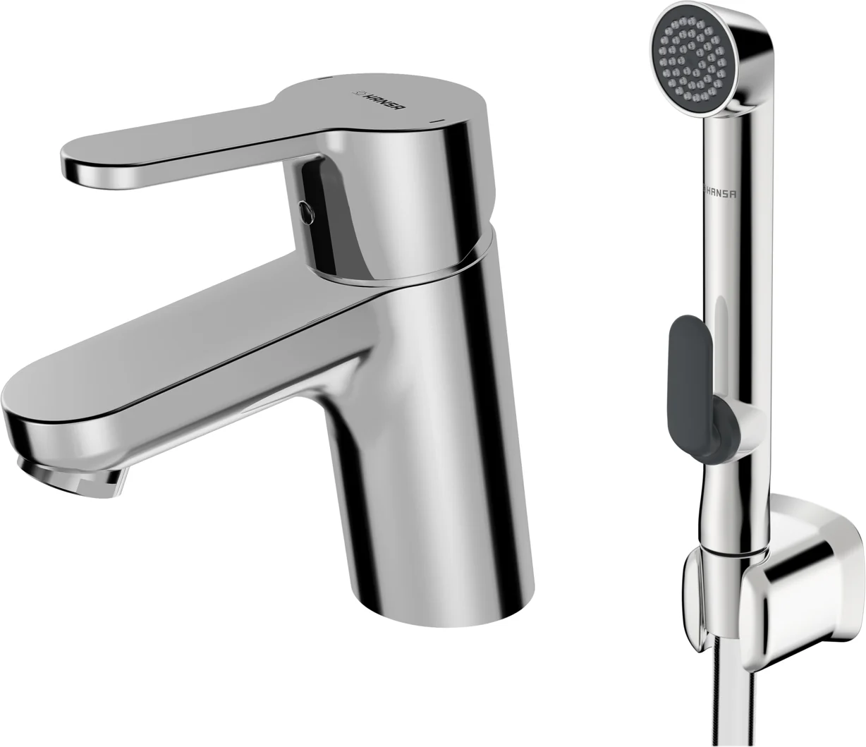 HansaPRIMO Waschtischarmatur HansaPRIMO 4946 Ausladung 107 mm DN15 Chrom