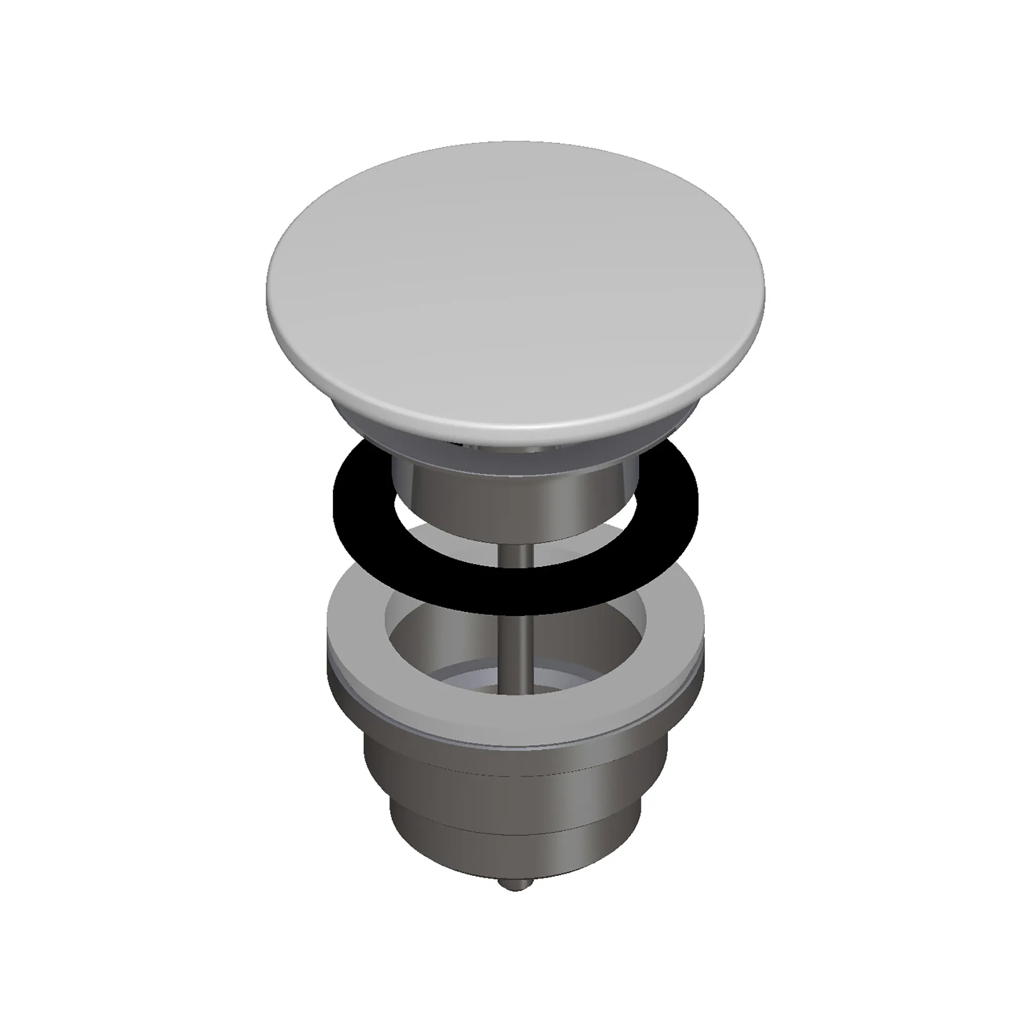 Ablaufventil nicht verschließbar mit Saphirkeramik-Abdeckung weiß Ablaufventil nicht verschließbar mit Saphirkeramik-Abdeckung weiß