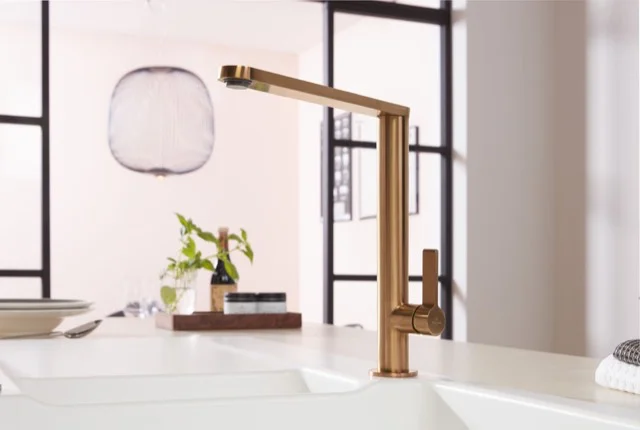 Villeroy & Boch Finera Küchenarmatur Edelstahl Bronze 927000