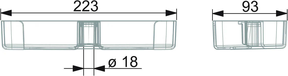 HansaBASICJET Seifenschale Transparent HansaBASICJET Seifenschale Transparent