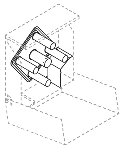 HEWI Papierhalter „System 900“ 20 × 11,1 cm