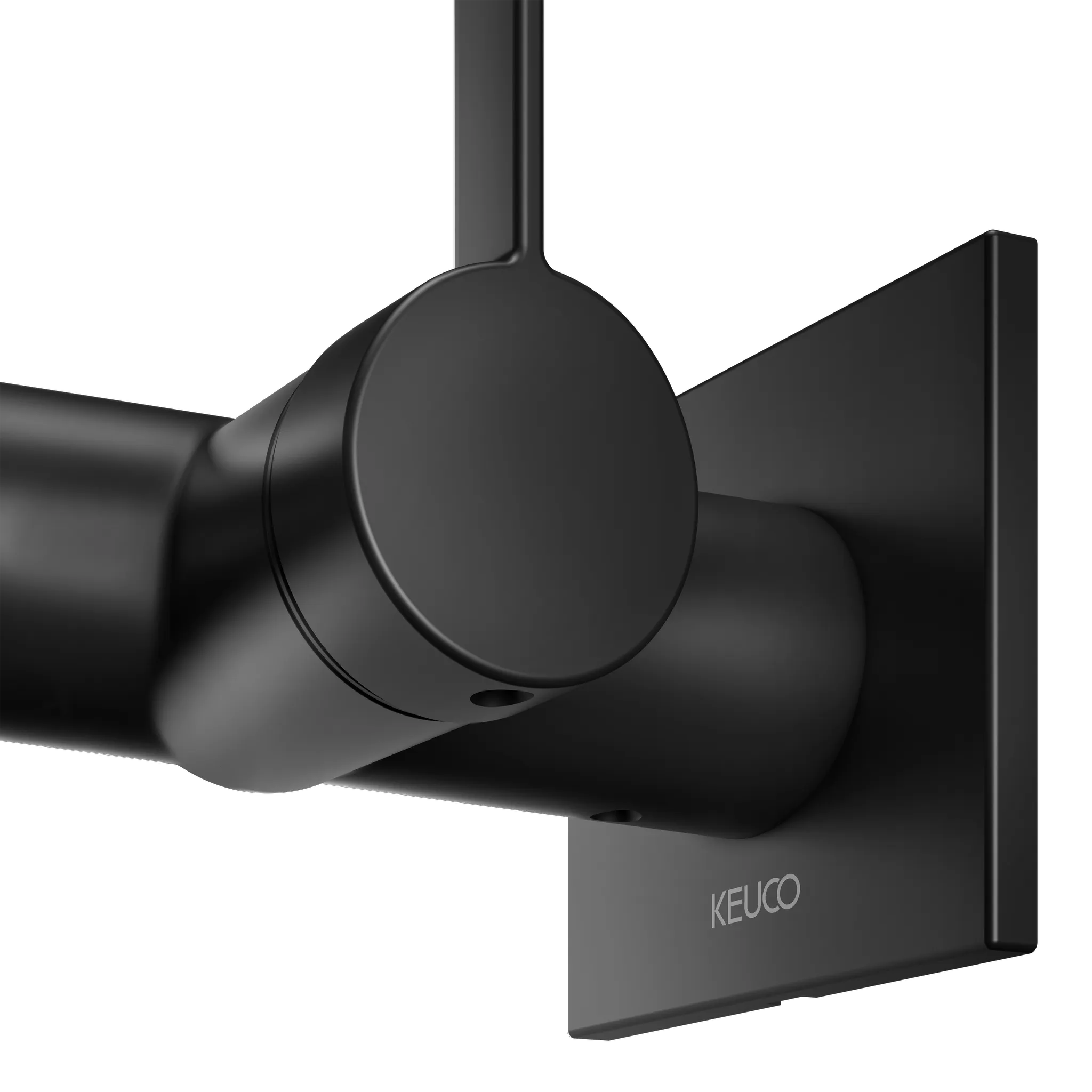 KEUCO IXMO Einhebel-Waschtischmischer Unterputz 1 Loch IXMO Pure schwarz matt