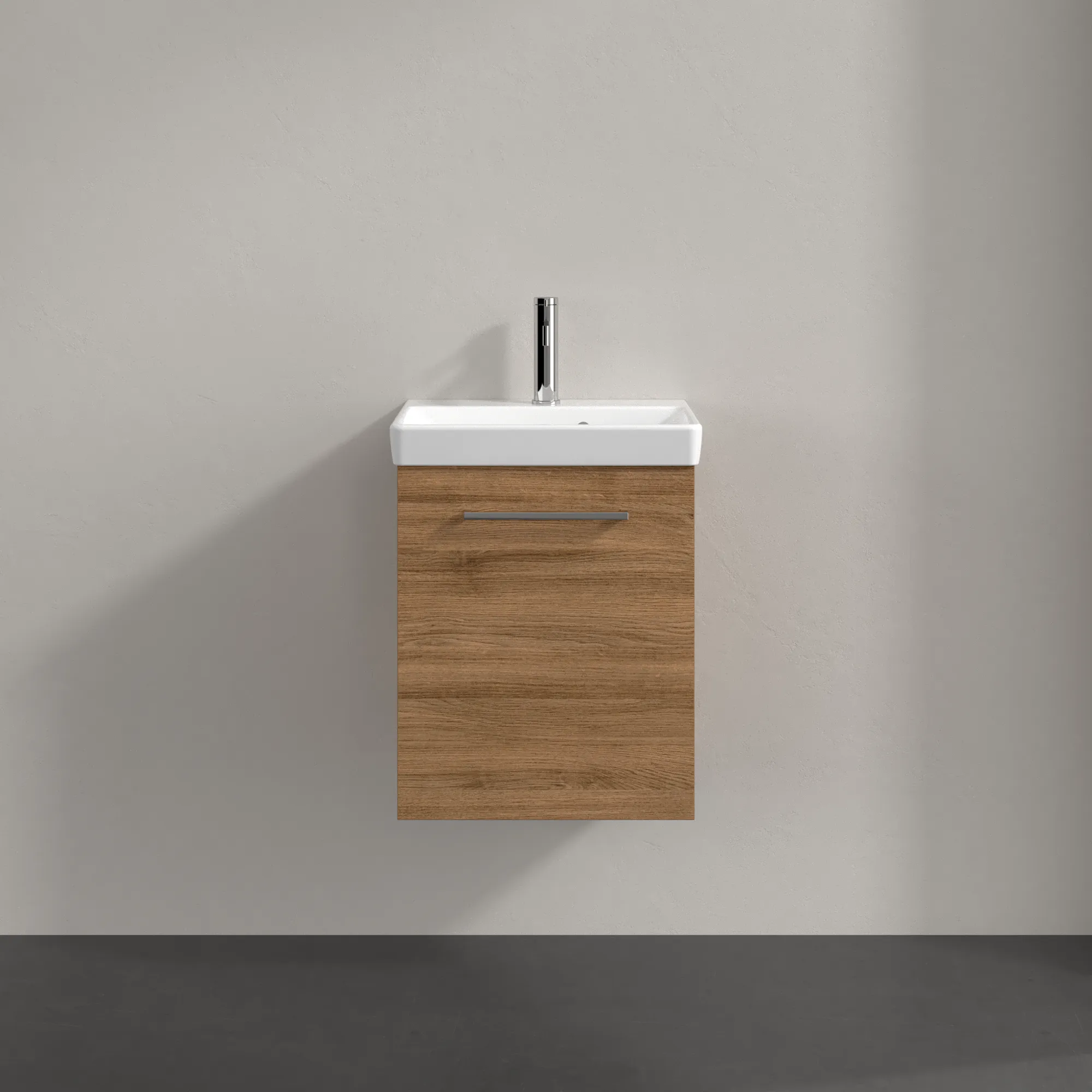 Villeroy & Boch Waschtischunterschrank mit Tür „Avento“ für Schrankwaschtisch 430 × 514 × 352 mm Kansas Oak, Anschlag links, Soft Closing, 1 Tür Villeroy & Boch Waschtischunterschrank mit Tür „Avento“ für Schrankwaschtisch 430 × 514 × 352 mm Kansas Oak, Anschlag links, Soft Closing, 1 Tür