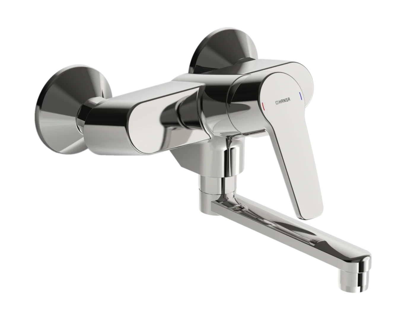 HansaPOLO Einhebelmischer Waschtisch- und Küchenarmatur HansaPOLO 5161 Ausladung 234 mm DN15 Chrom HansaPOLO Einhebelmischer Waschtisch- und Küchenarmatur HansaPOLO 5161 Ausladung 234 mm DN15 Chrom