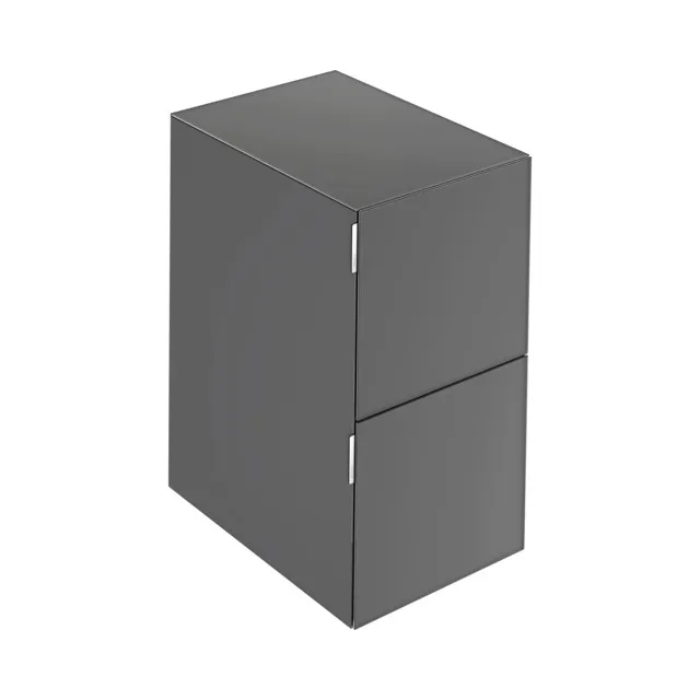 KEUCO Sideboard mit Auszügen „Edition 11 Art“ Smoke (Glas, satiniert), Smoke (Glas, satiniert), mit Beleuchtung 40 × 70 × 49 cm KEUCO Sideboard mit Auszügen „Edition 11 Art“ Smoke (Glas, satiniert), Smoke (Glas, satiniert), mit Beleuchtung 40 × 70 × 49 cm