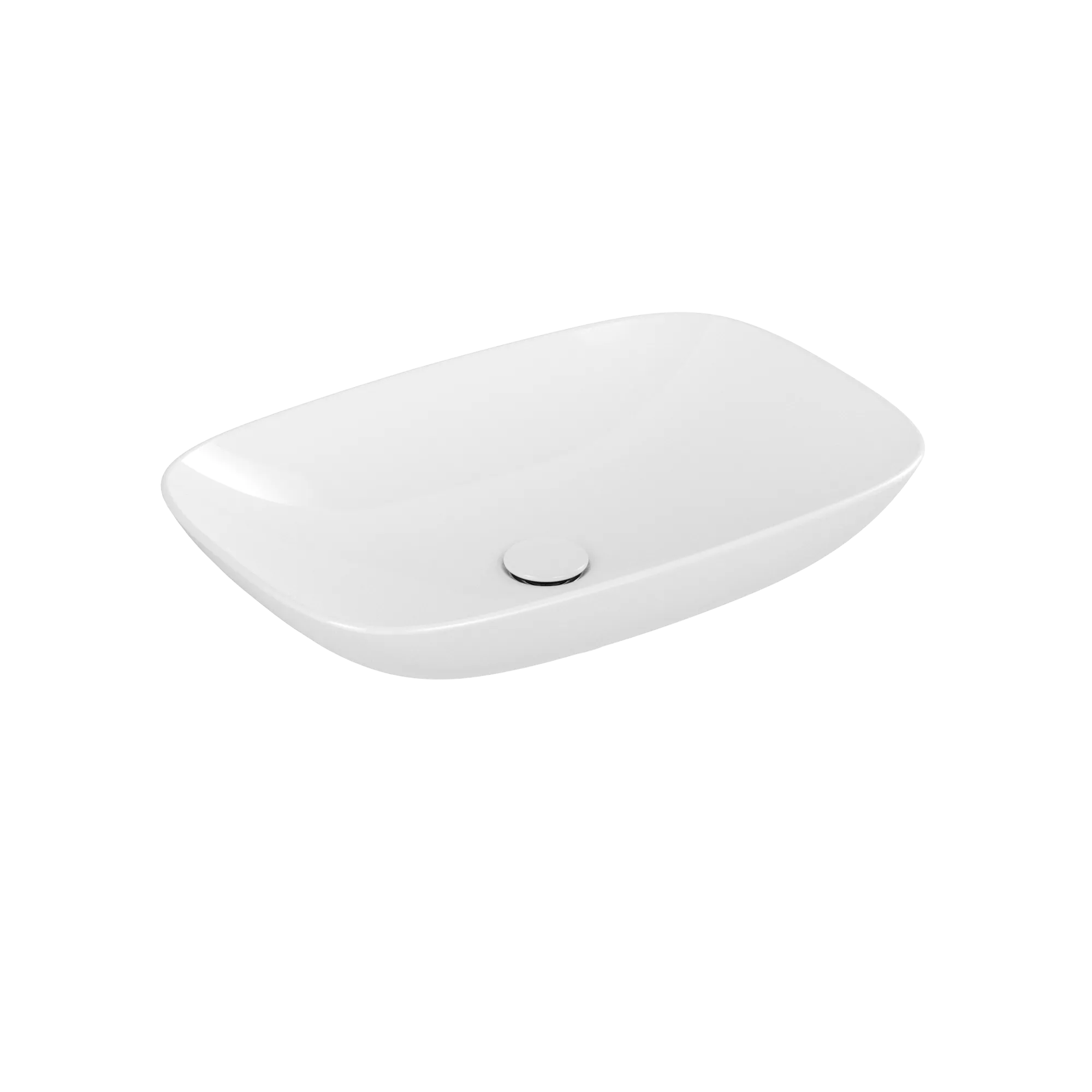 Villeroy & Boch Loop & Friends Aufsatzwaschbecken 4A5000, 620x420mm, Rechteck, Weiß