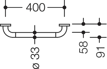 HEWI Haltegriff „Serie 801“ in Felsgrau HEWI Haltegriff „Serie 801“ in Felsgrau