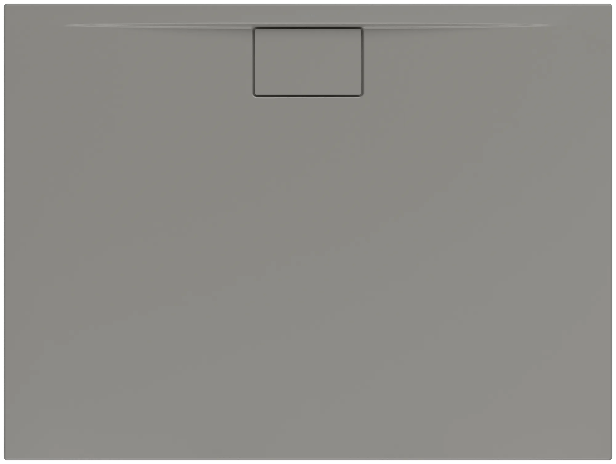 Villeroy & Boch rechteck Duschwanne „Architectura MetalRim“ 120 × 90 cm ohne Oberflächenbeschichtung, in Brown