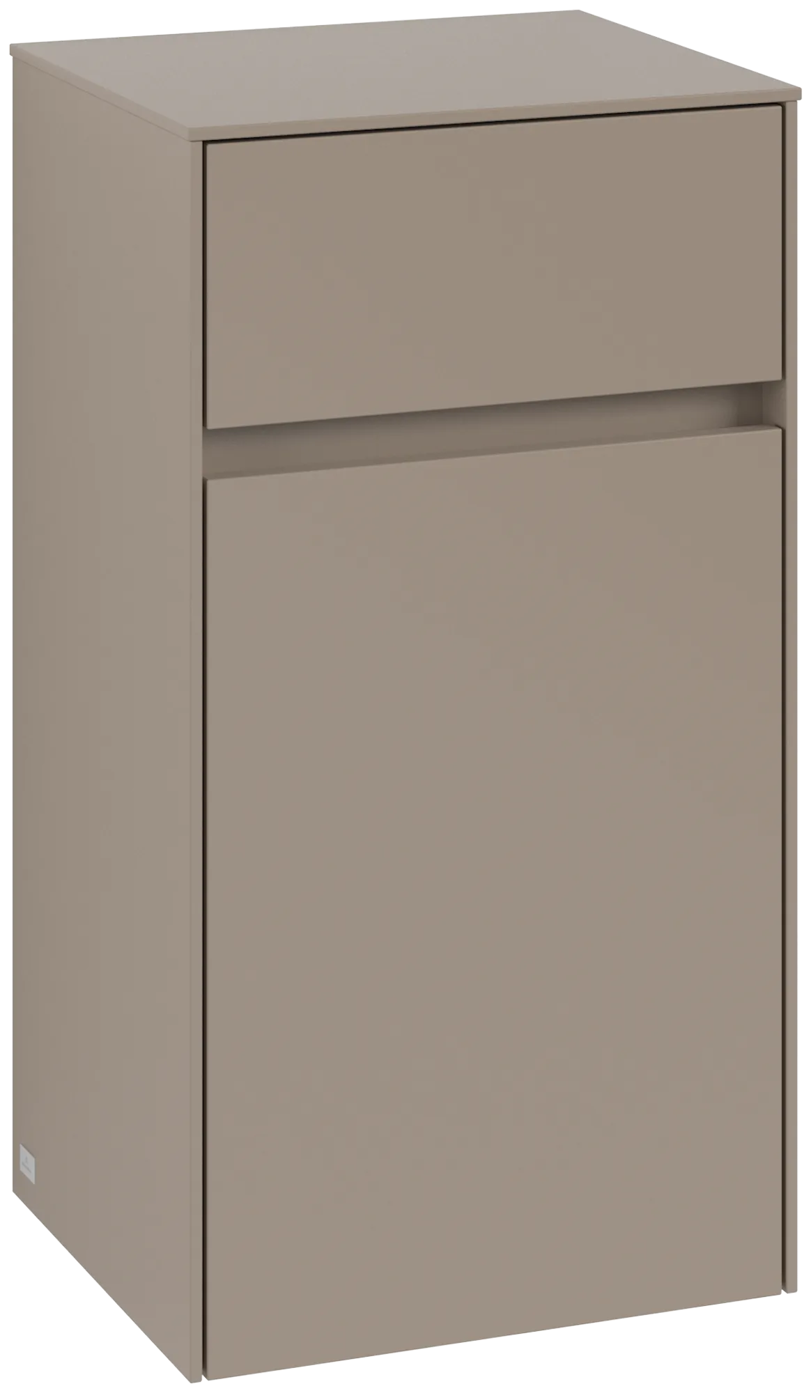 Villeroy & Boch Seitenschrank „Collaro“ 1 Tür, 1 Auszug / Schublade 40,4 × 74,8 × 34,9 cm 1 Tür, Anschlag (Scharnier) links, 1 Auszug / Schublade