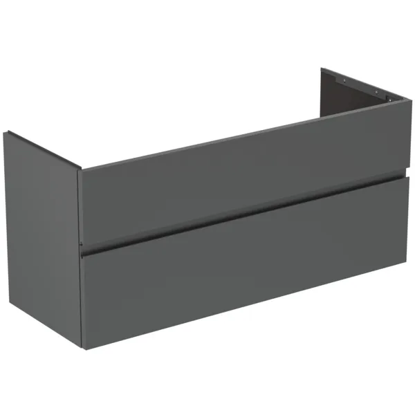 Ideal Standard Möbelwaschtischunterschrank Finesse 1200x440x545mm 2 Auszüge Anthrazit matt Ideal Standard Möbelwaschtischunterschrank Finesse 1200x440x545mm 2 Auszüge Anthrazit matt