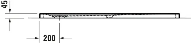 Duravit rechteck Duschwanne „Tempano“ 140 × 80 cm