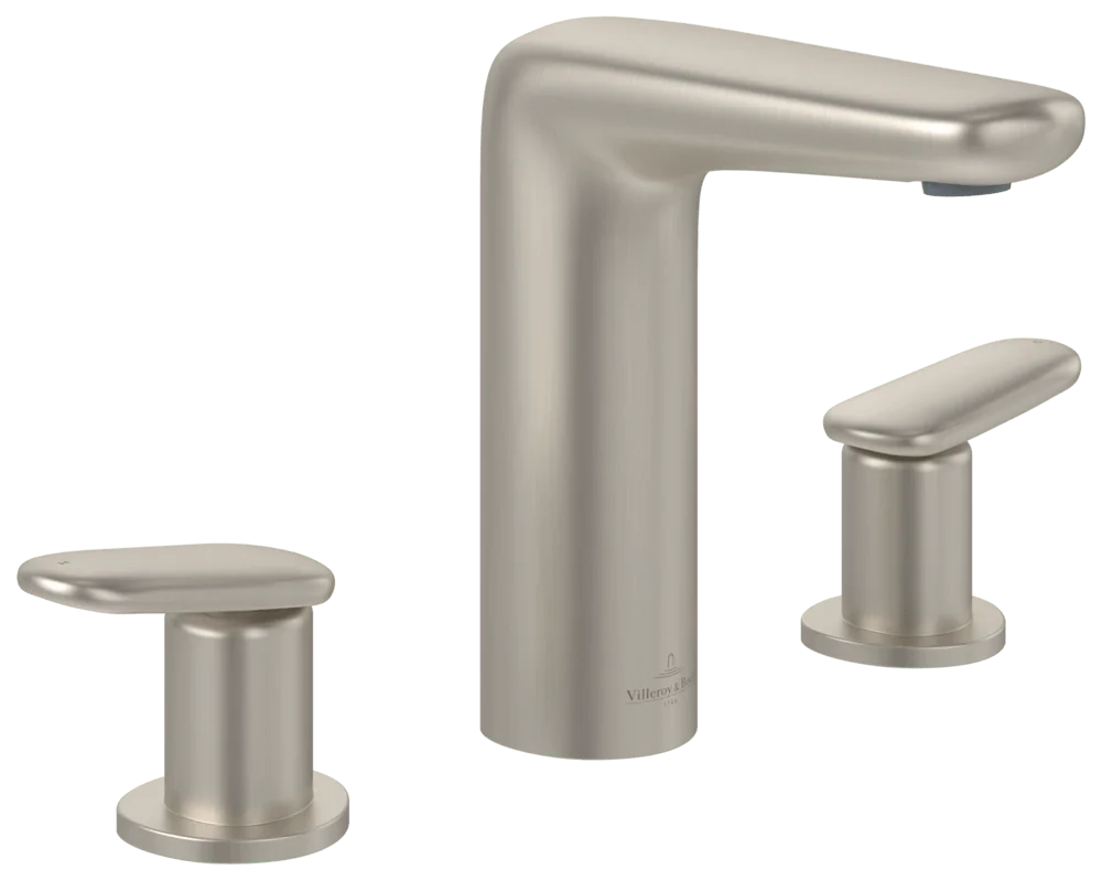 Villeroy & Boch Antao Waschtisch Armatur 404x158x164mm, Brushed Nickel Matt
