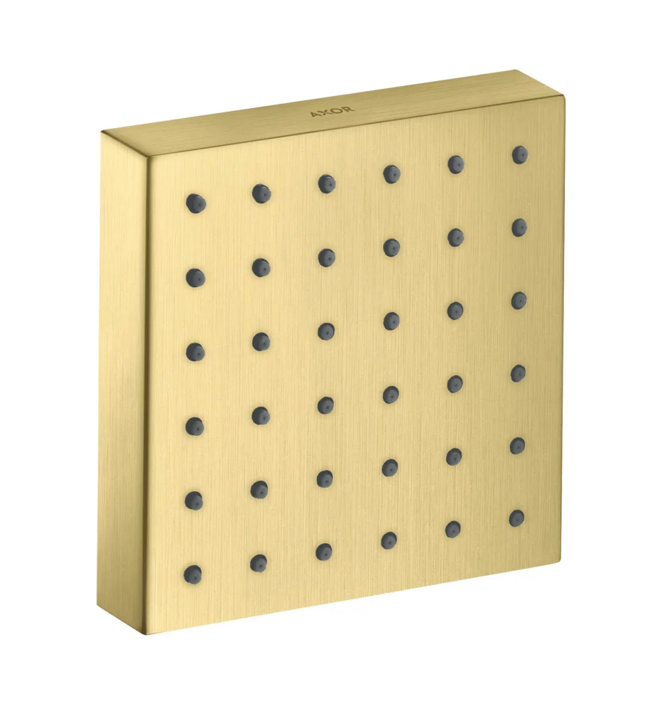 Hansgrohe AXOR ShowerSolutions Brausemodul 120/120 Unterputz eckig, Brushed Brass