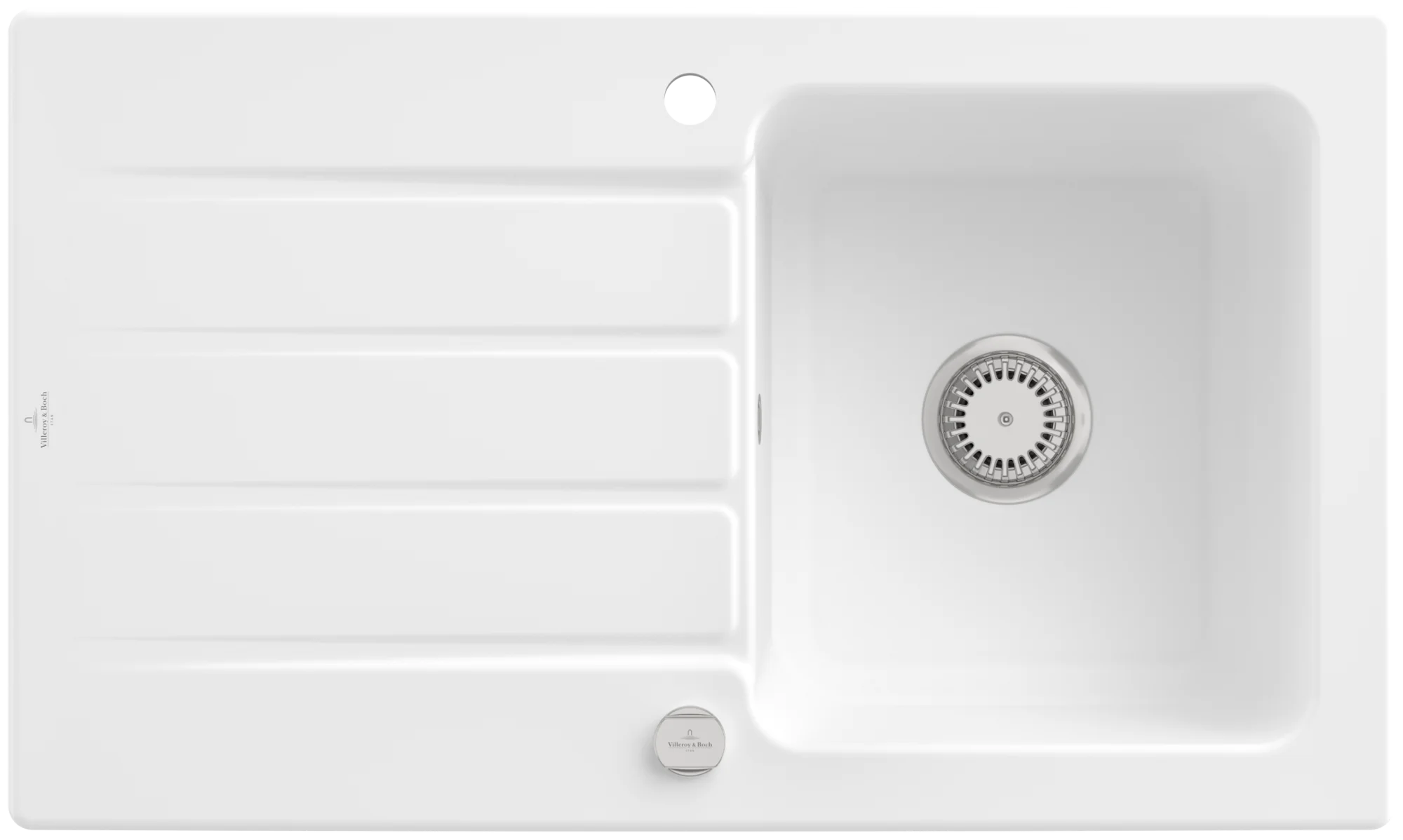 Villeroy & Boch Architectura 50 Einbauspüle, 860 x 510 mm, Stone White CeramicPlus