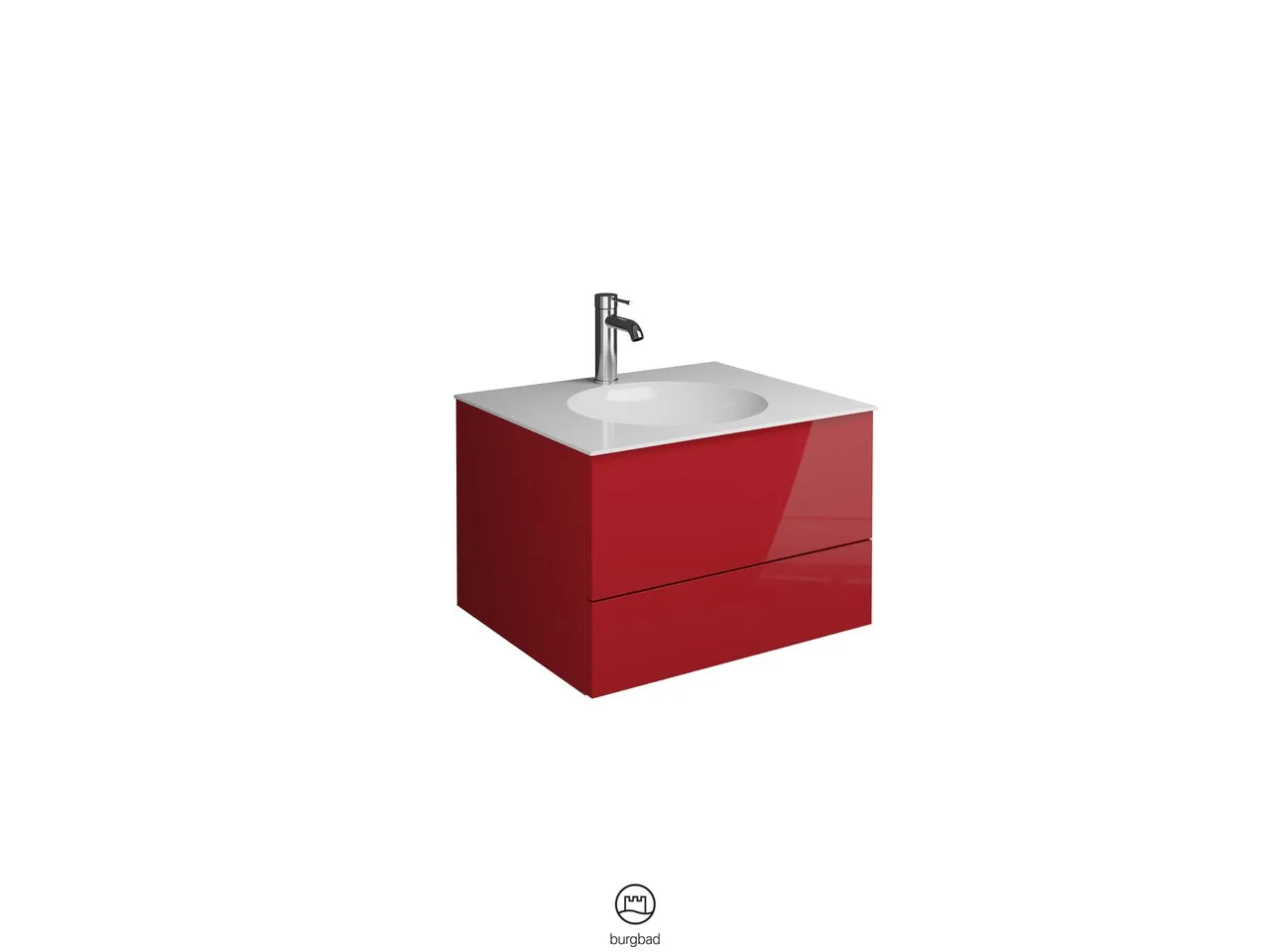 burgbad Coco HGL Waschtisch Set SFHR060 Mineralguss 505x606x406 burgbad Coco HGL Waschtisch Set SFHR060 Mineralguss 505x606x406
