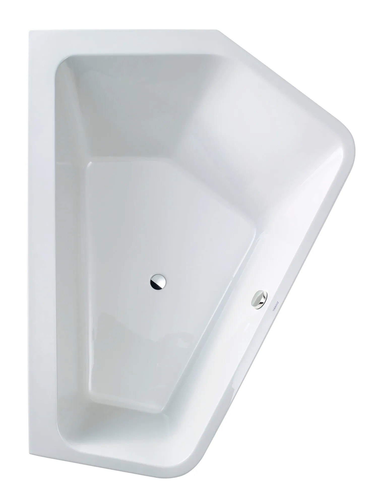 Duravit Badewanne „Paiova 5“ fünfeck 1770 × 1300 mm, rechts in Weiß Duravit Badewanne „Paiova 5“ fünfeck 1770 × 1300 mm, rechts in Weiß