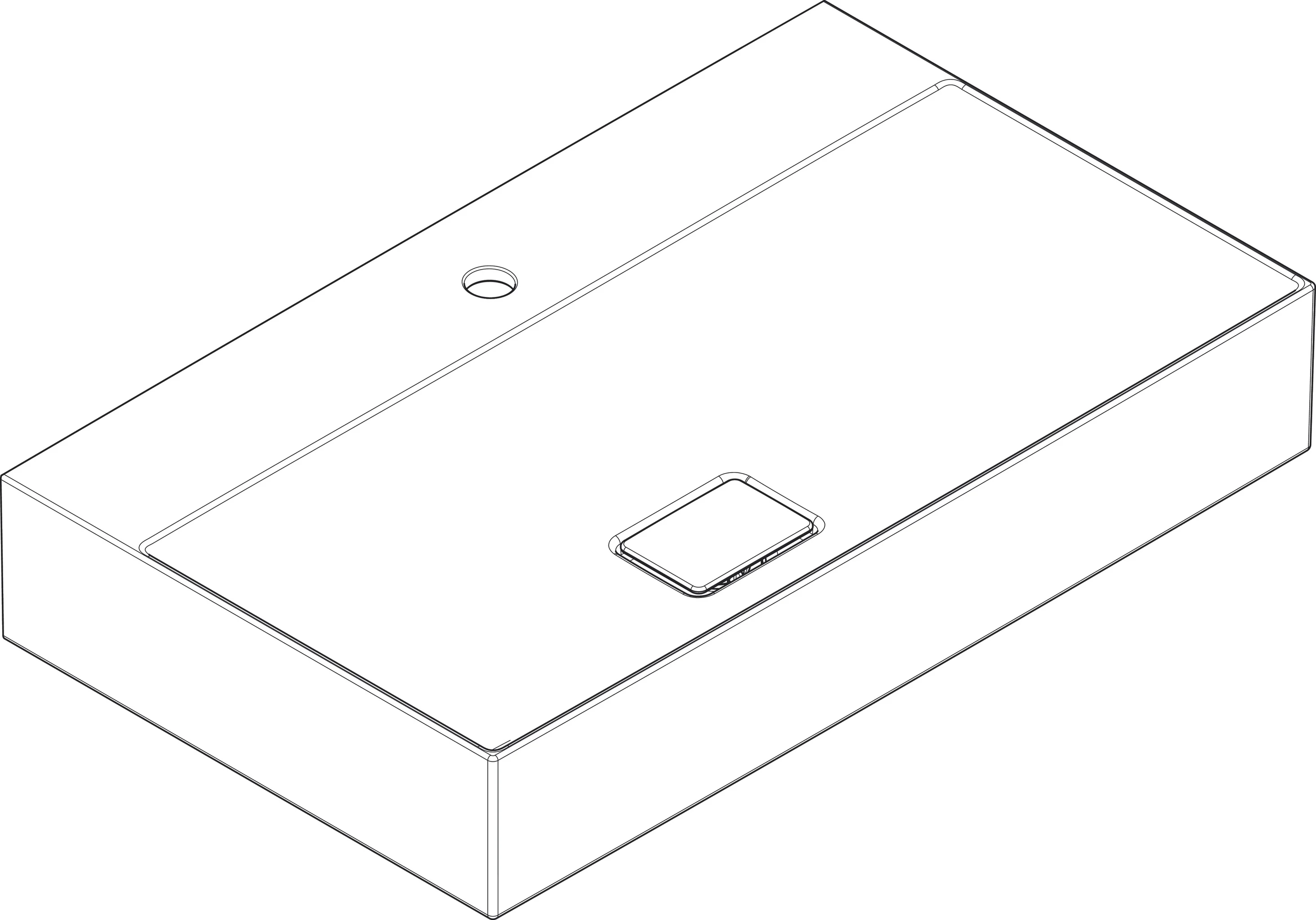 Hansgrohe Aufsatzwaschtisch Xevolos E, weiß, 800 x 480 mm, geschliffen, SmartClean, ohne Überlauf Hansgrohe Aufsatzwaschtisch Xevolos E, weiß, 800 x 480 mm, geschliffen, SmartClean, ohne Überlauf