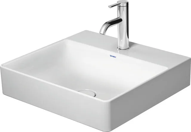 Wandwaschtisch „DuraSquare“, ohne Überlauf Becken: mittig / Größe: 50 × 47 cm / Hahnlochbohrung: ohne Hahnlochbohrung / Hahnlochposition: ohne / Oberflächenveredelung: mit WonderGliss Wandwaschtisch „DuraSquare“, ohne Überlauf Becken: mittig / Größe: 50 × 47 cm / Hahnlochbohrung: ohne Hahnlochbohrung / Hahnlochposition: ohne / Oberflächenveredelung: mit WonderGliss
