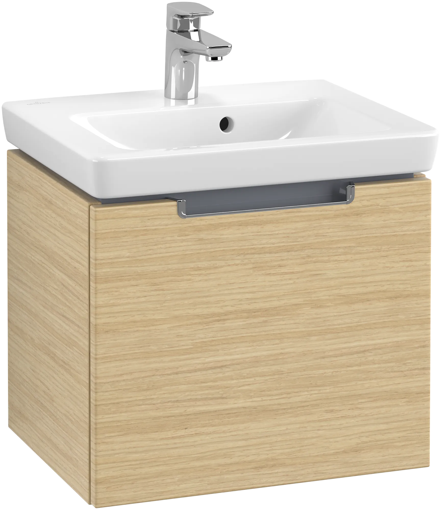 Villeroy & Boch Waschtischunterschrank „Subway 2.0“ 485 × 420 × 379 mm Nordic Oak, für Becken mittig, ohne Beleuchtung Villeroy & Boch Waschtischunterschrank „Subway 2.0“ 485 × 420 × 379 mm Nordic Oak, für Becken mittig, ohne Beleuchtung
