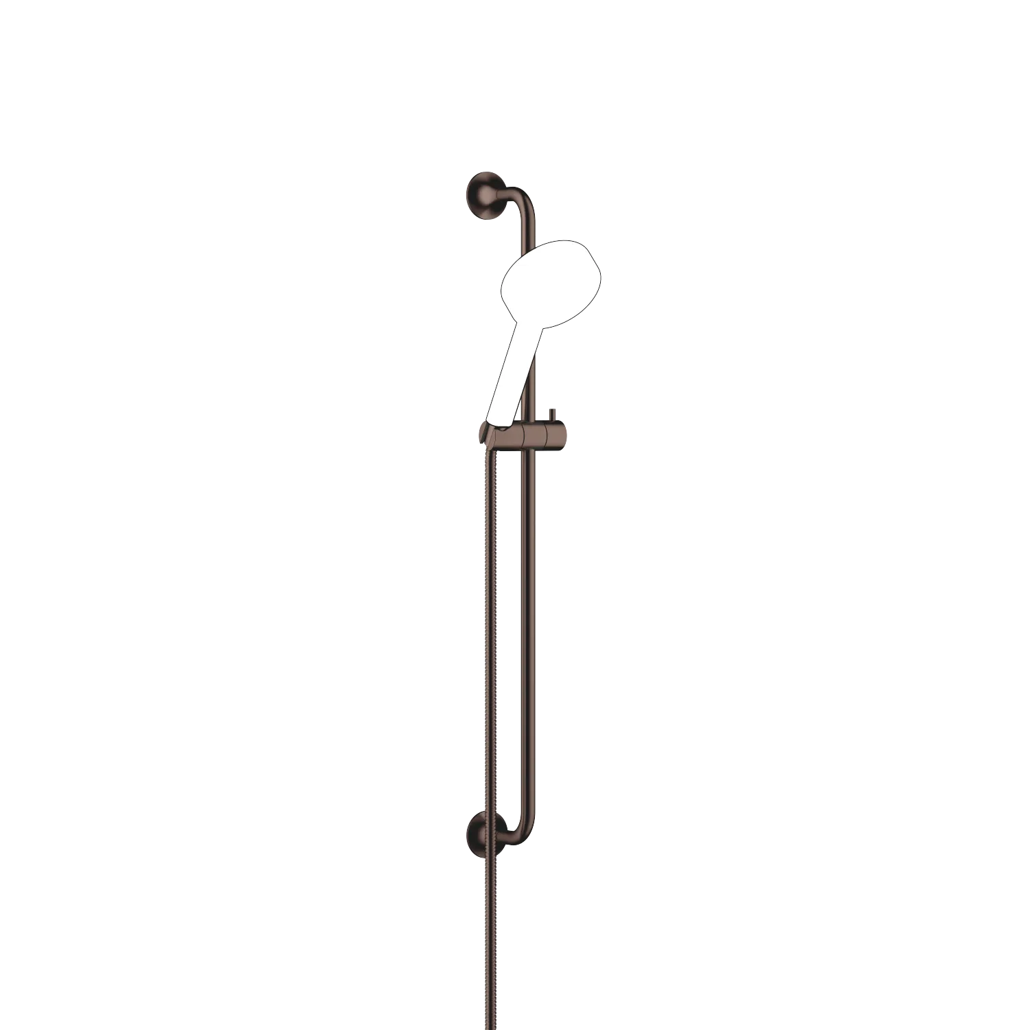 Dornbracht Duschgarnitur VAIA Serie Dark Bronze gebürstet PVD, Stichmaß 800 mm, Rosette Ø 60 mm, Metallbrauseschlauch 1700 mm mit Verdrehschutz Dornbracht Duschgarnitur VAIA Serie Dark Bronze gebürstet PVD, Stichmaß 800 mm, Rosette Ø 60 mm, Metallbrauseschlauch 1700 mm mit Verdrehschutz