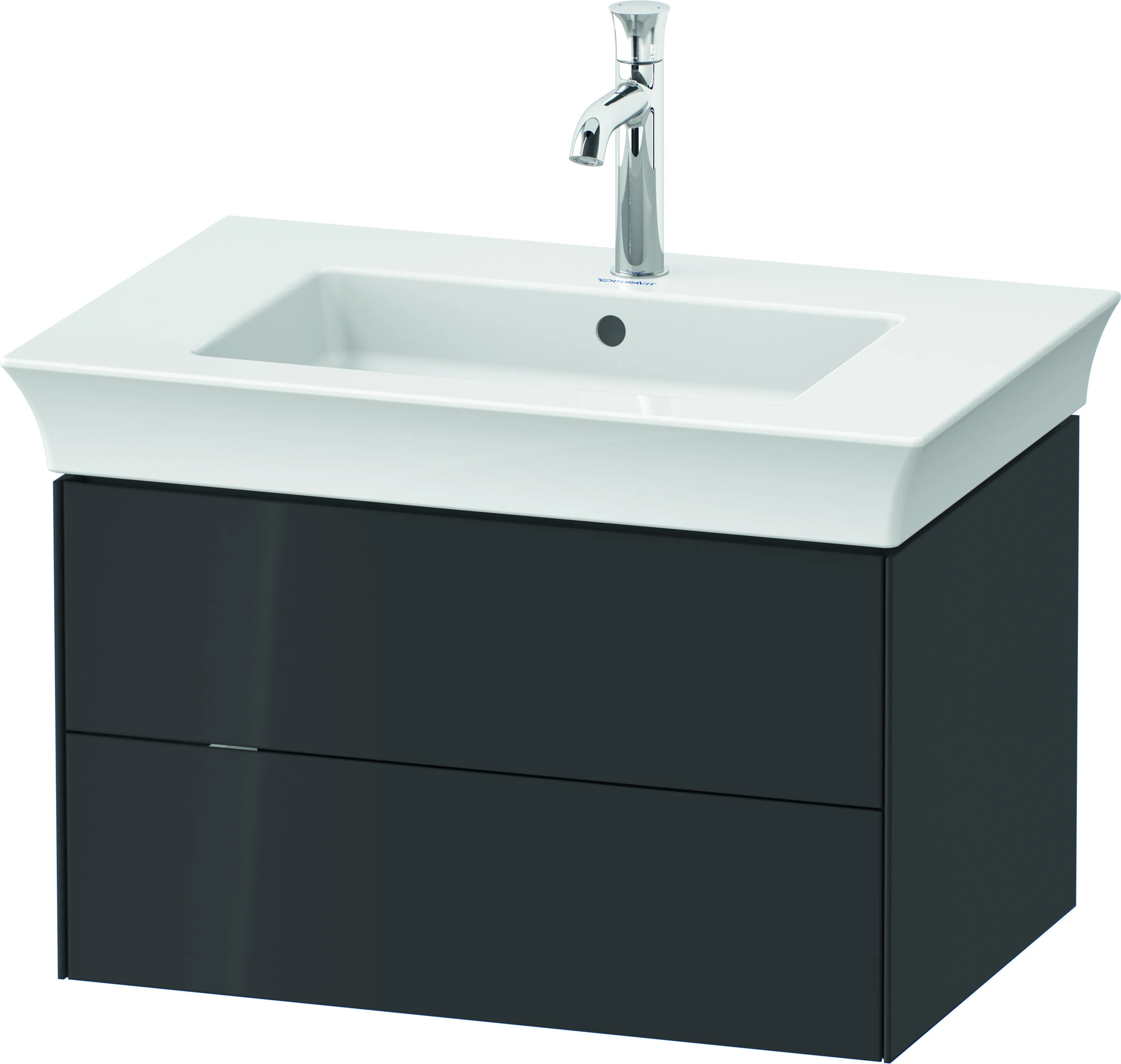 Duravit Waschtischunterschrank wandhängend „White Tulip“ 68,4 × 41 × 45,8 cm Duravit Waschtischunterschrank wandhängend „White Tulip“ 68,4 × 41 × 45,8 cm